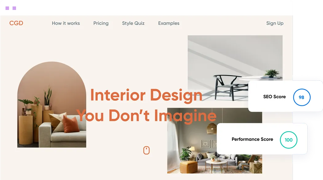 interior design website